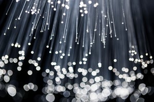 Fiber optic strands bundled together