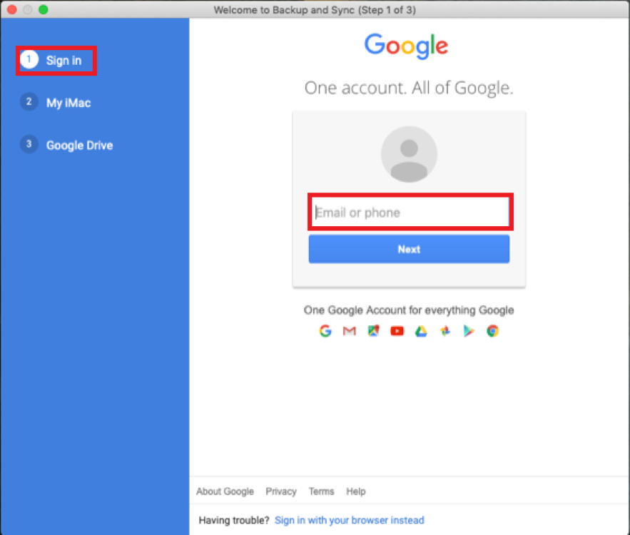 google-drive-login-screen